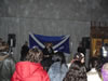 Outside Scottish Parliament - it was bl***y freezing !!!